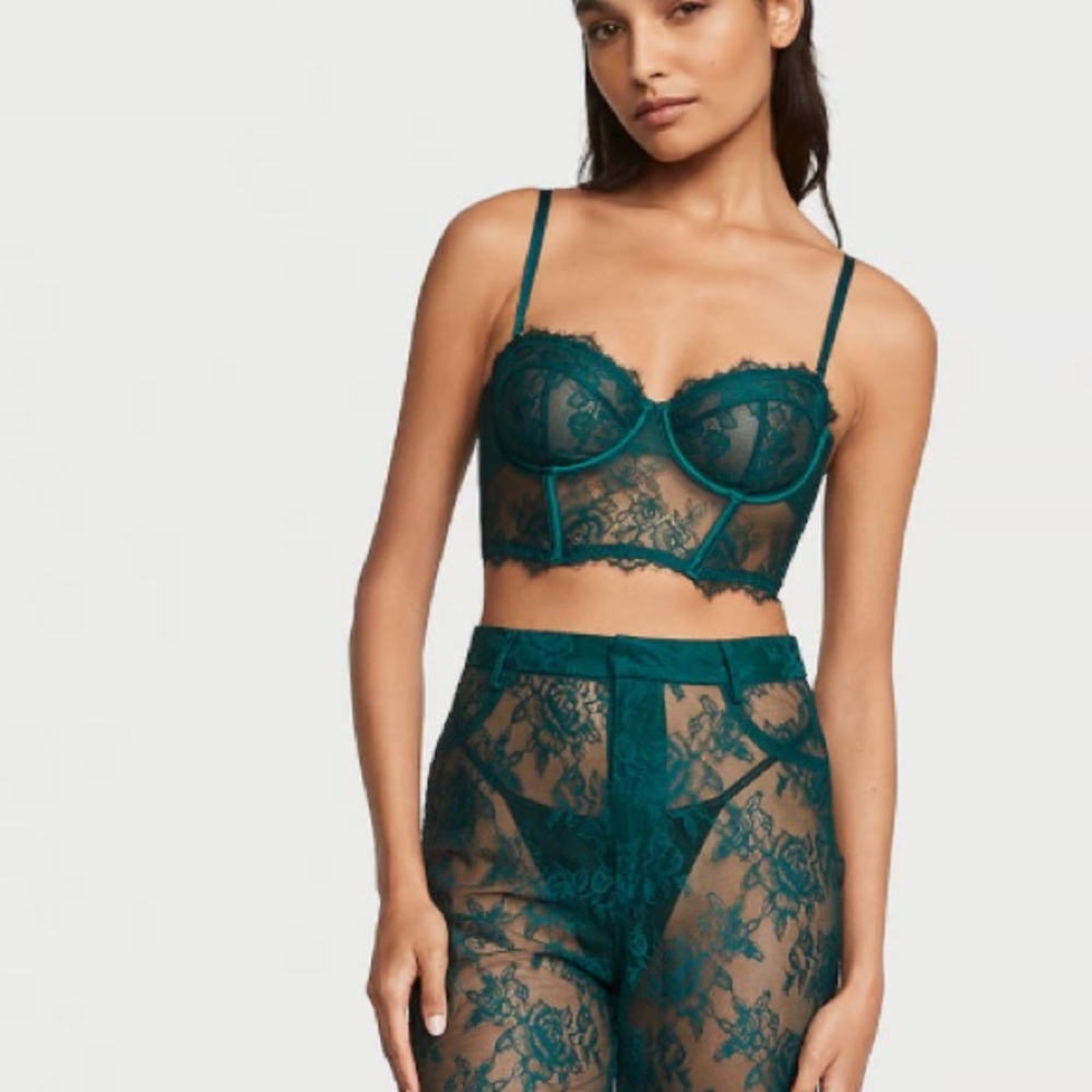 Very Sexy VS Archives Rose Lace Bra Top